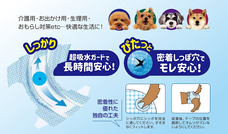 うごいても安心Wホールド ネオ・オムツ